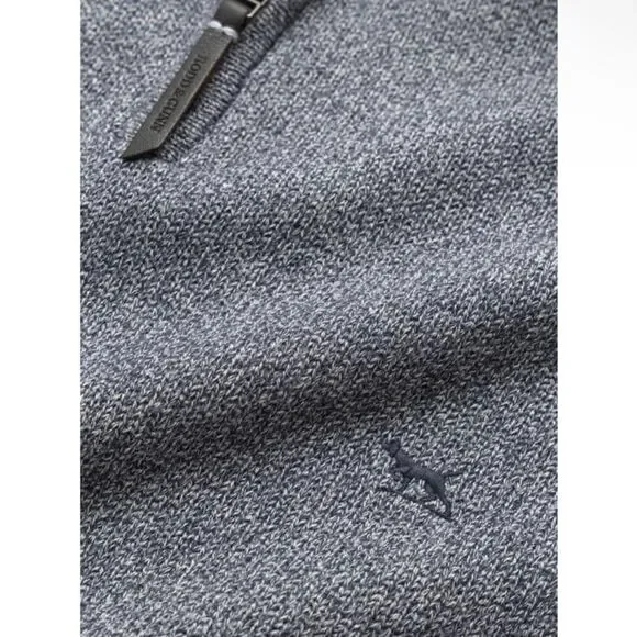 Rodd & Gunn Merrick Bay 1/4 Zip Cotton Sweater in Indigo Size XL - Picture 5 of 12